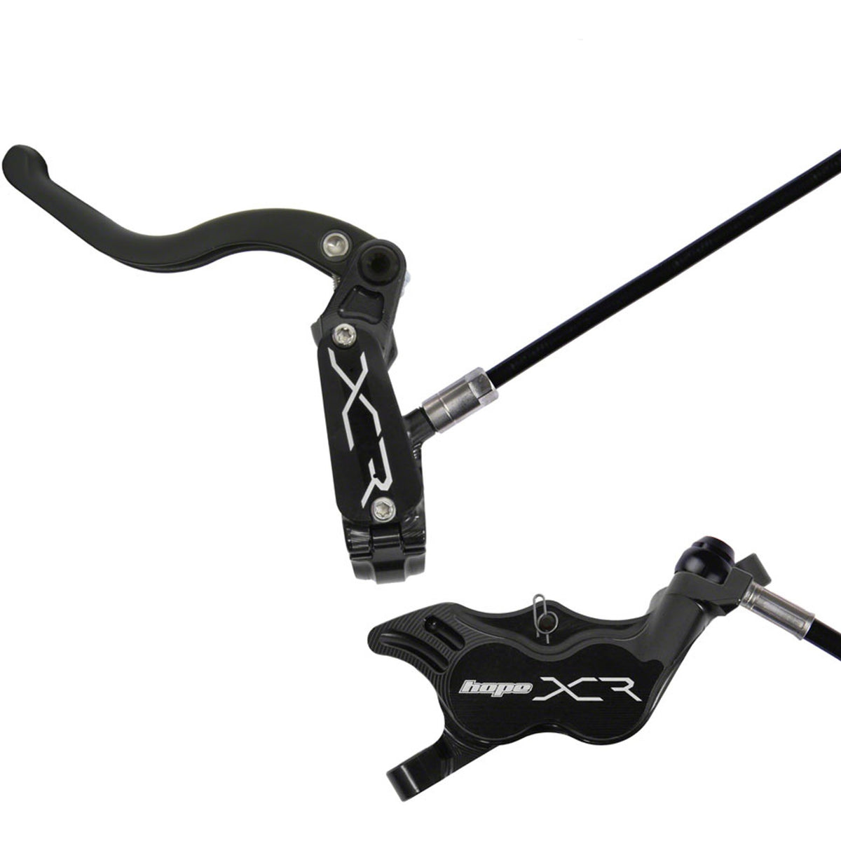 XCR Pro E4 Disc Brake And Lever Set - Hydraulic - Post Mount