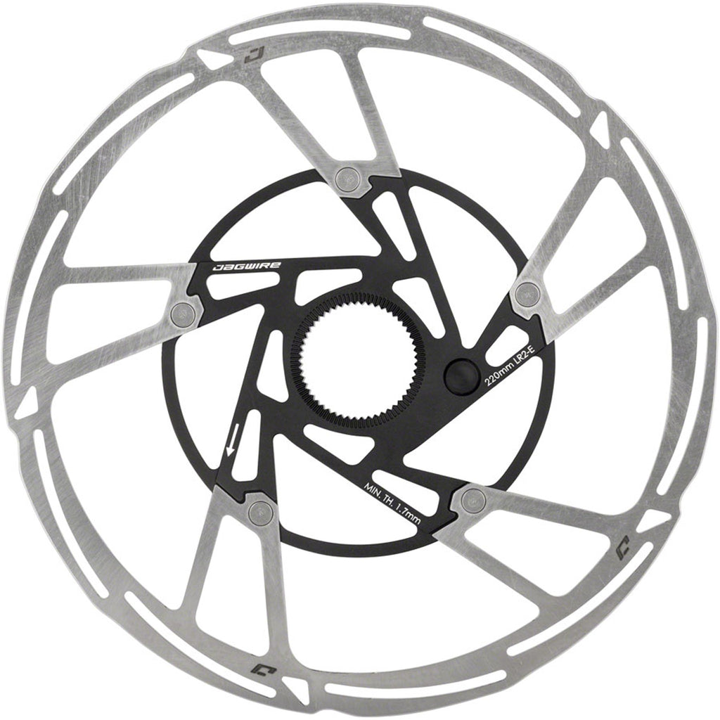Pro LR2-E Ebike Disc Brake Rotor - Silver/Black
