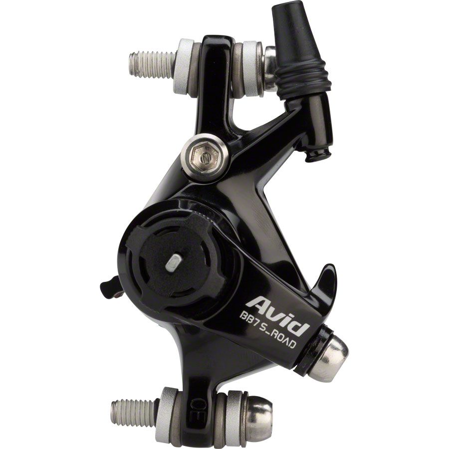 BB7S Road Cable Disc Brake Black Anodized, CPS, Rotor/Bracket Sold Separately