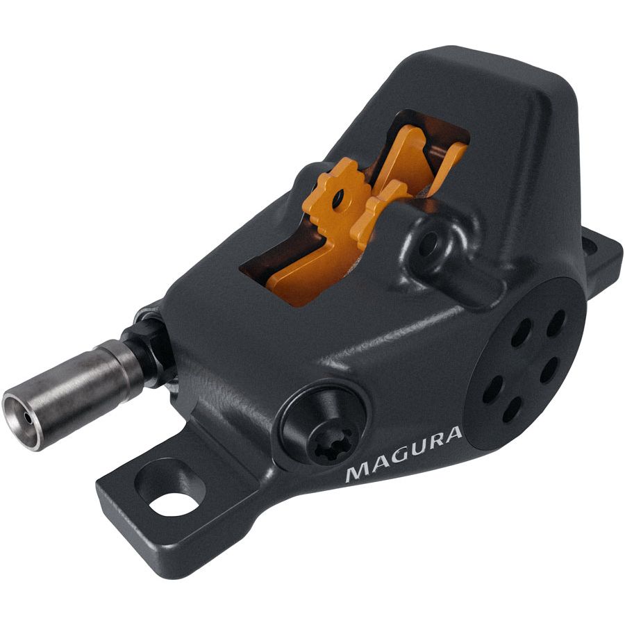 MT A2 Disc Brake Caliper - Front or Rear, Post Mount, 2-Piston, Black
