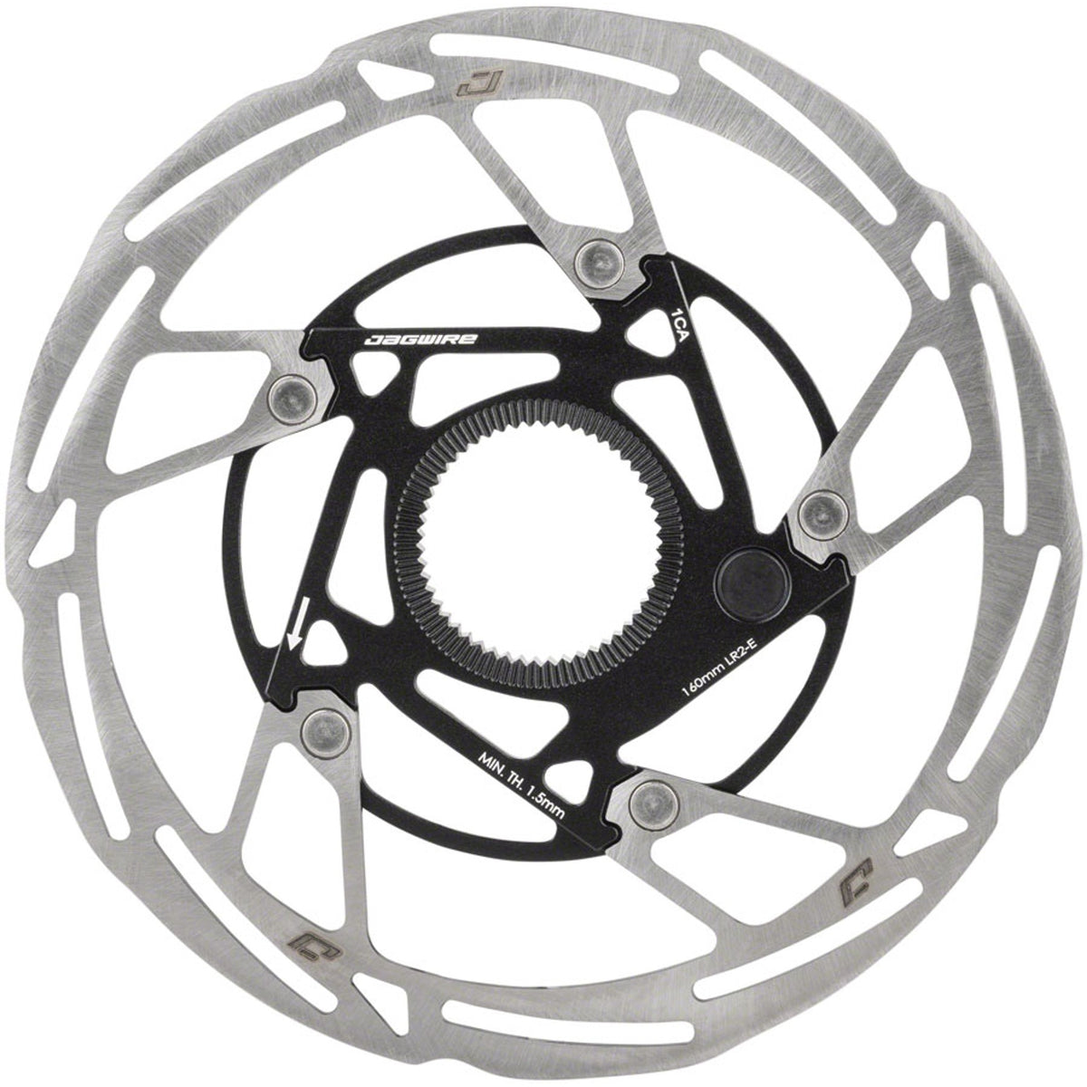 Pro LR2-E Ebike Disc Brake Rotor - Silver/Black