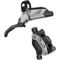 Maven Ultimate 4-Piston Disc Brake And Lever B1 - Post Mount - Carbon Lever Blade - Ti Hardware - Silver/Black