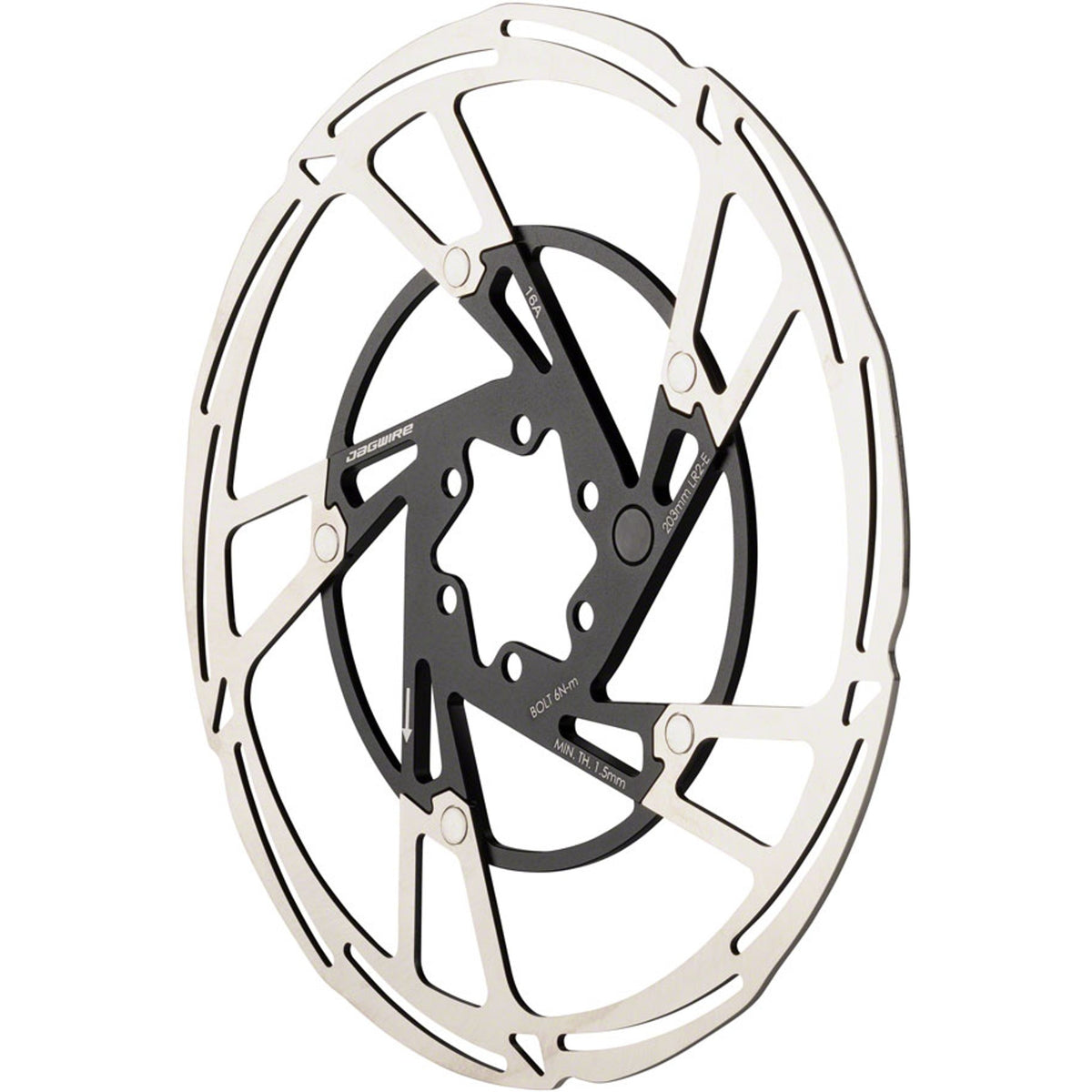 Pro LR2-E Ebike Disc Brake Rotor - Silver/Black