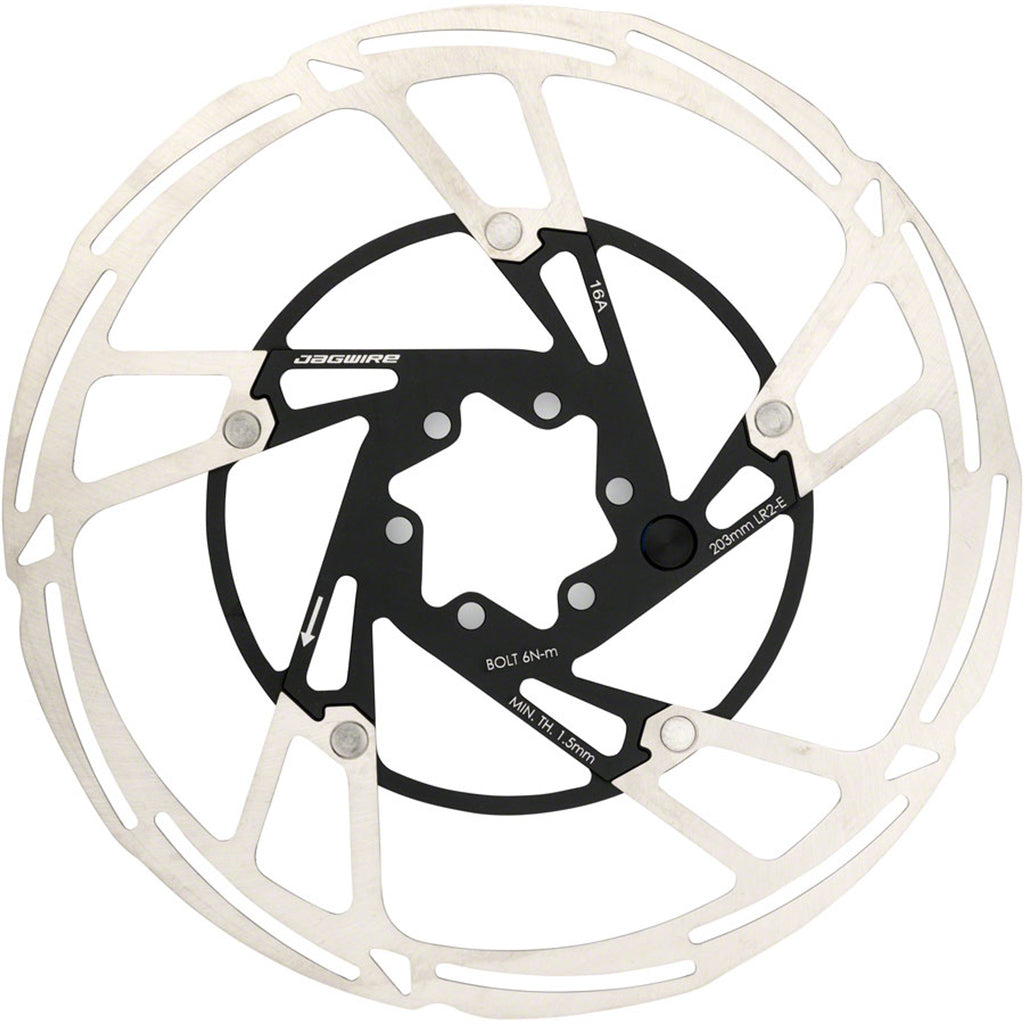 Pro LR2-E Ebike Disc Brake Rotor - Silver/Black