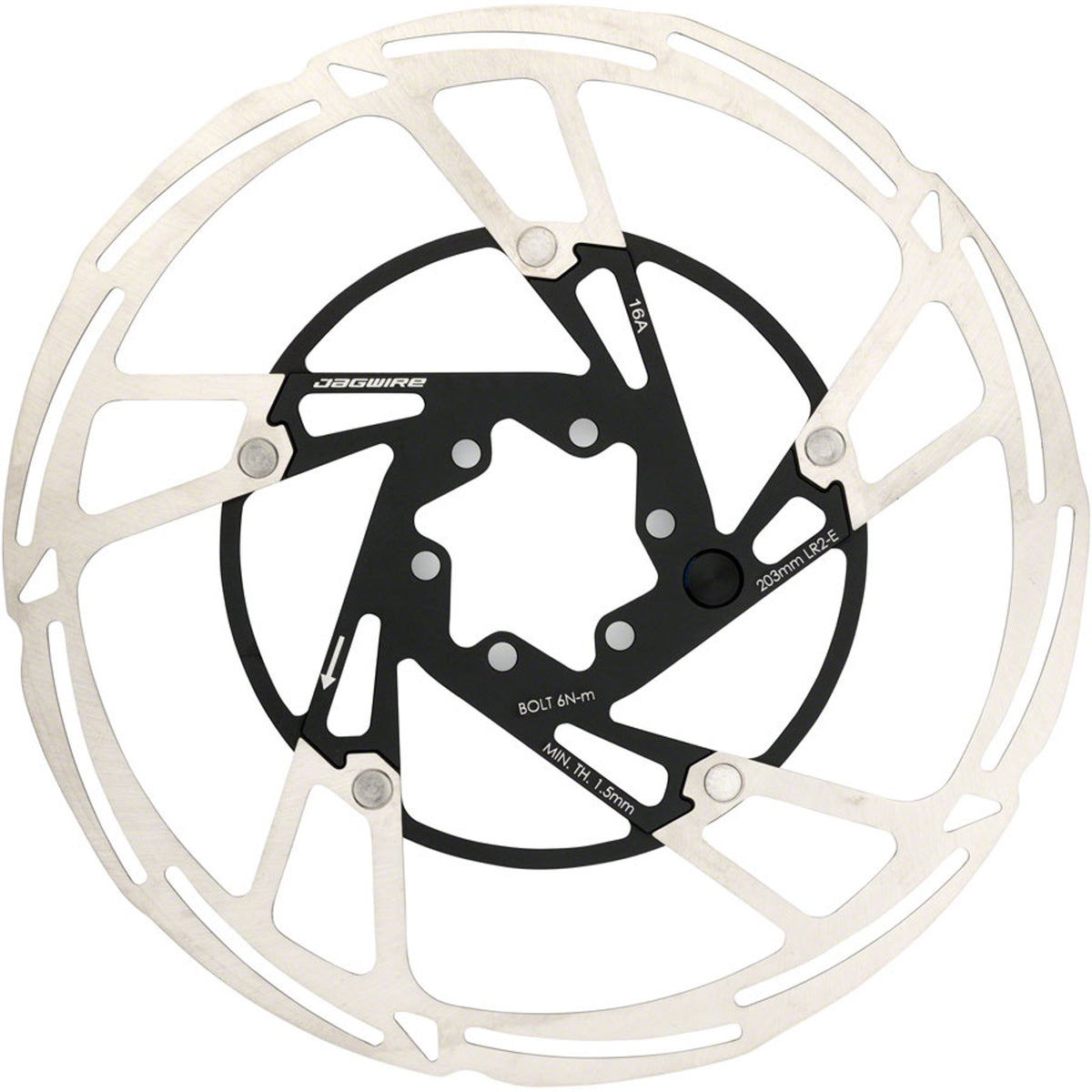 Pro LR2-E Ebike Disc Brake Rotor - Silver/Black