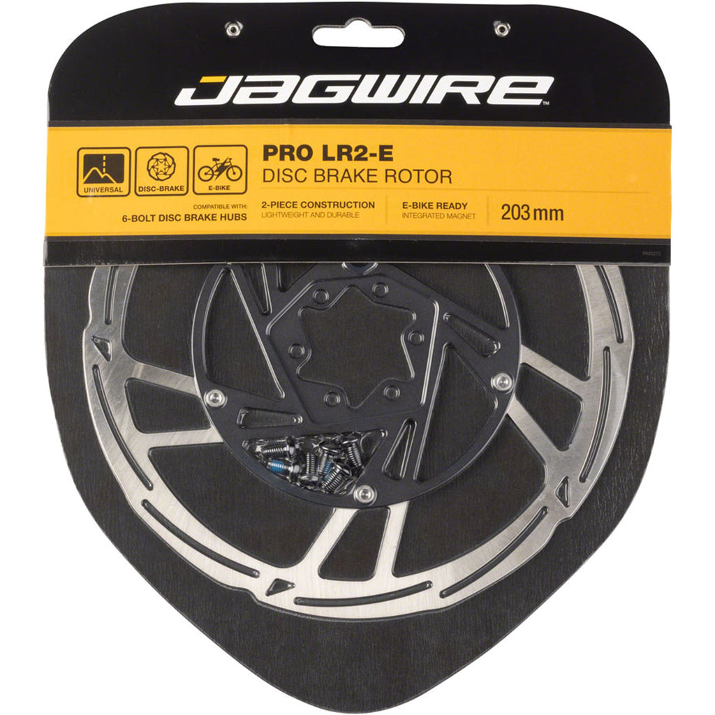 Pro LR2-E Ebike Disc Brake Rotor - Silver/Black