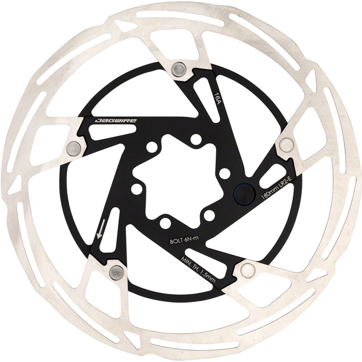 Pro LR2-E Ebike Disc Brake Rotor - Silver/Black