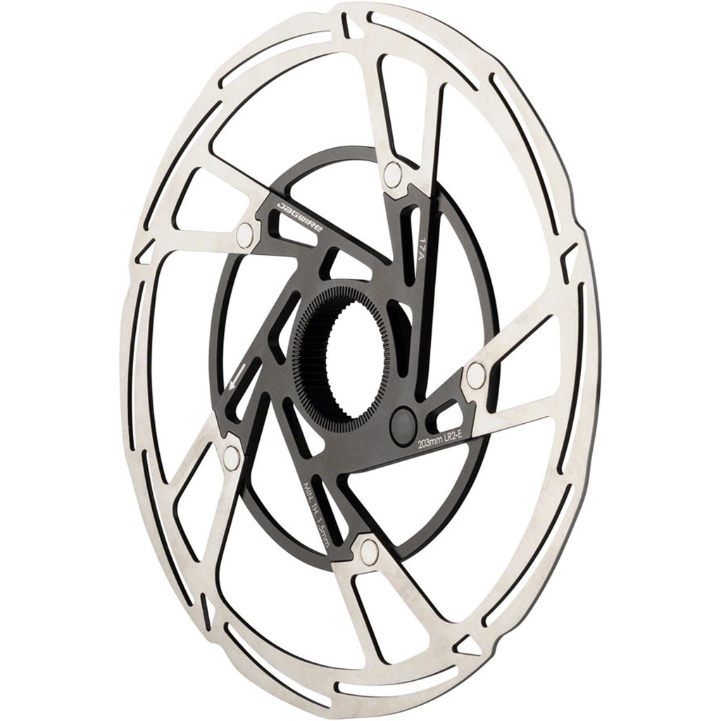 Pro LR2-E Ebike Disc Brake Rotor - Silver/Black