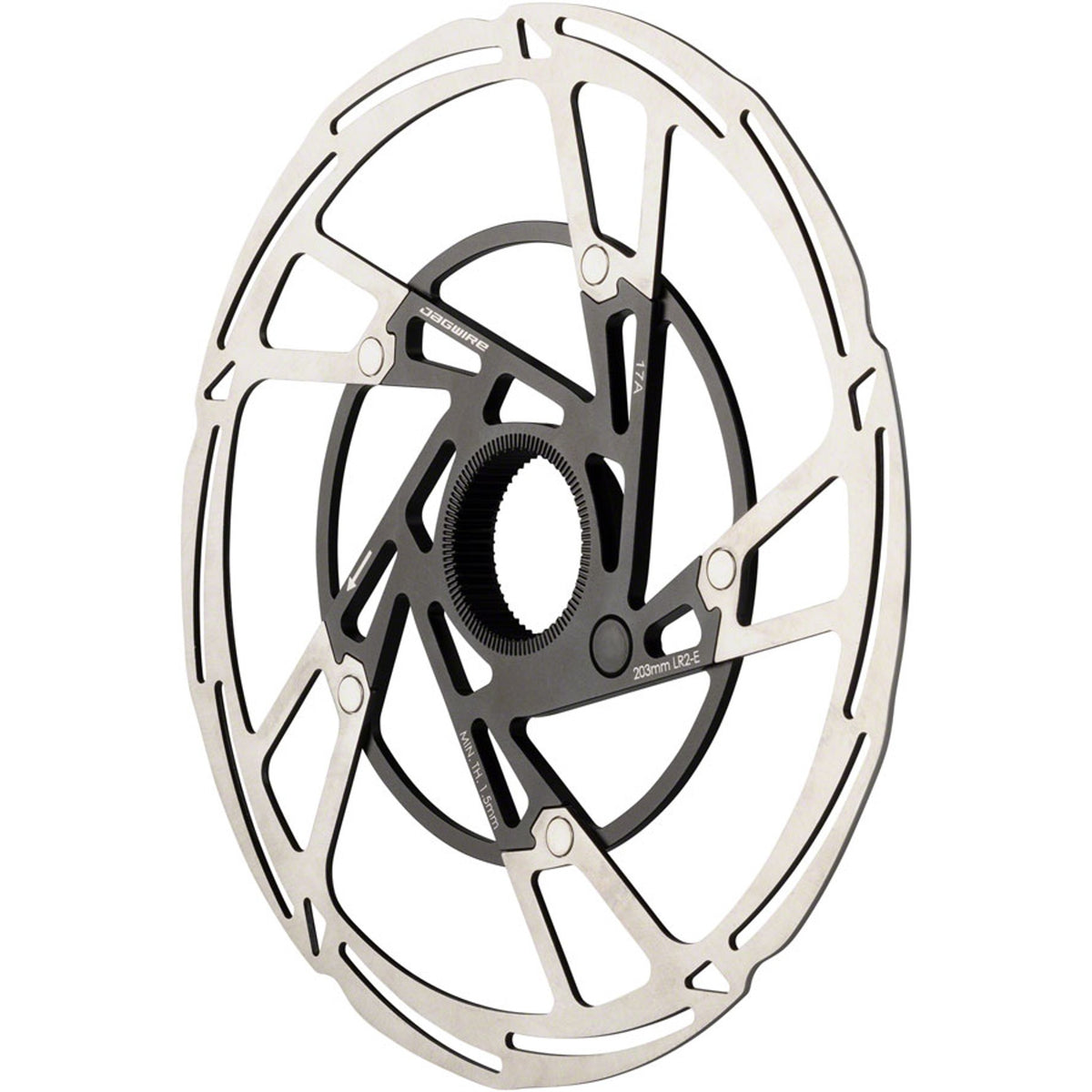 Pro LR2-E Ebike Disc Brake Rotor - Silver/Black