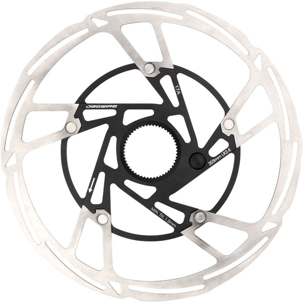 Pro LR2-E Ebike Disc Brake Rotor - Silver/Black
