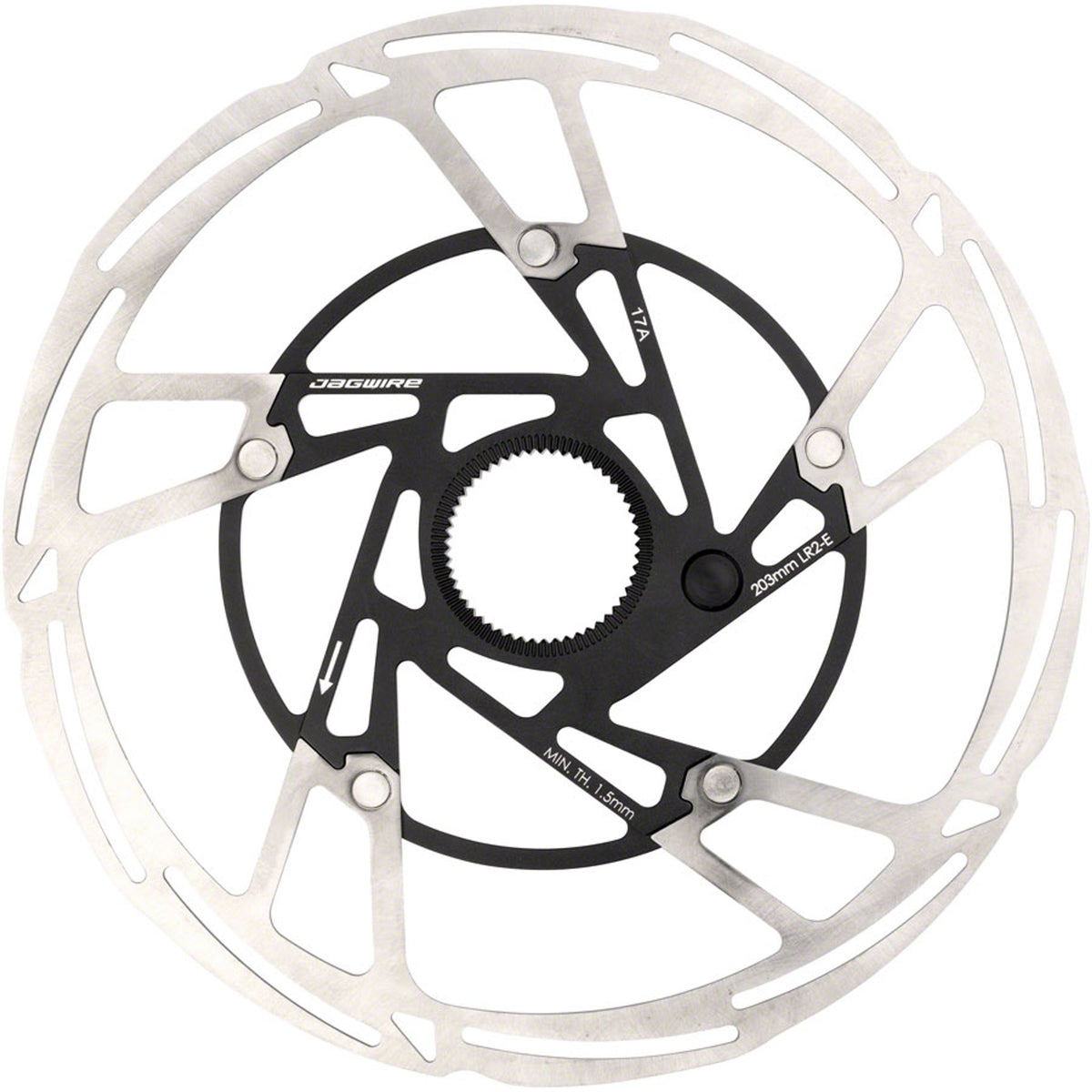 Pro LR2-E Ebike Disc Brake Rotor - Silver/Black