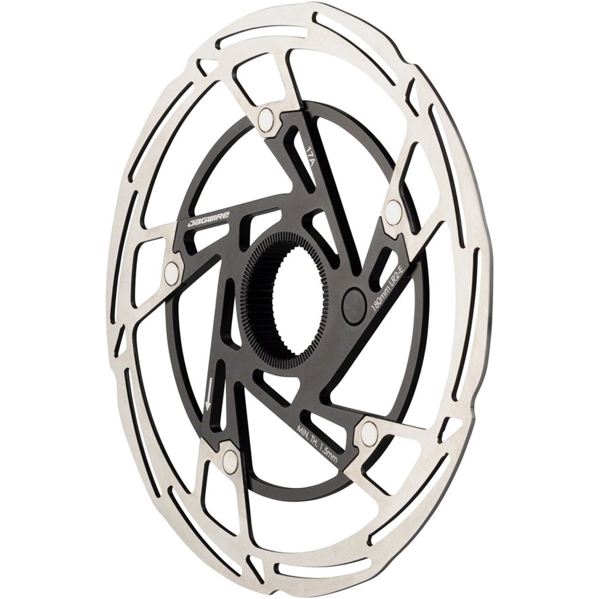 Pro LR2-E Ebike Disc Brake Rotor - Silver/Black