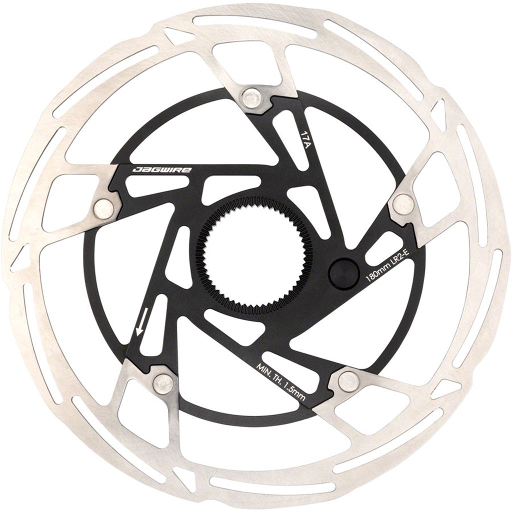 Pro LR2-E Ebike Disc Brake Rotor - Silver/Black