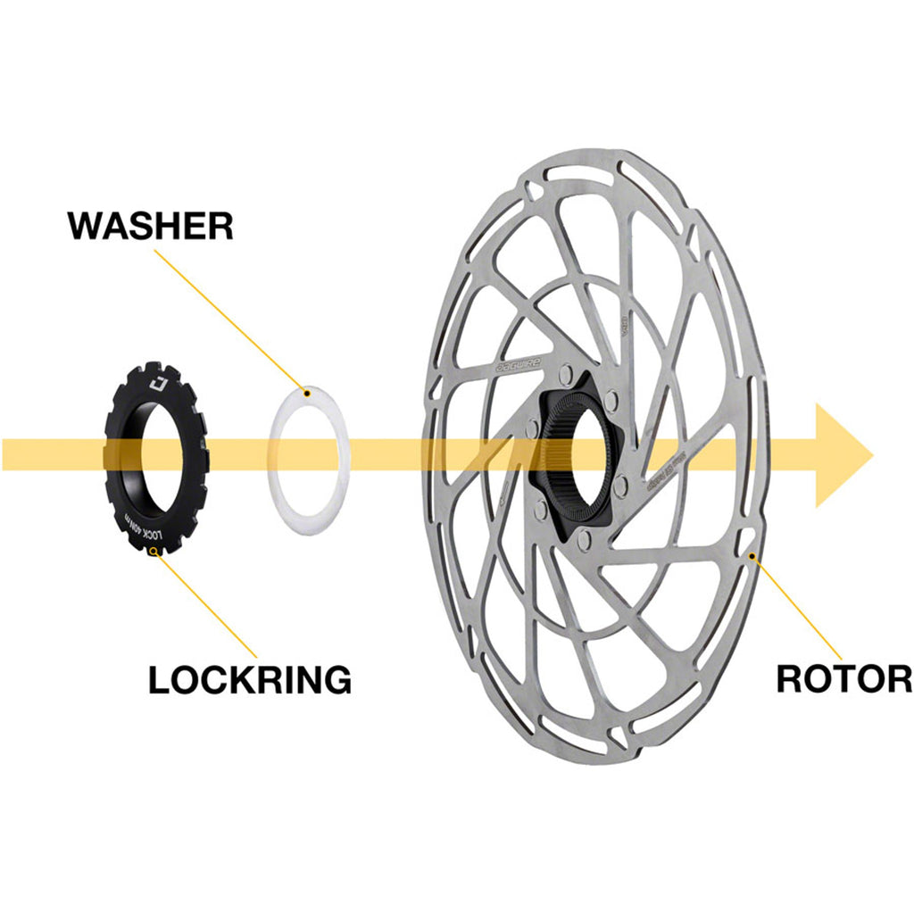 Center Lock Lockring Washers - Pack of 10