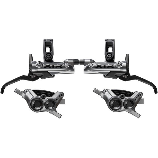 XTR M9220 Enduro Disc Brake Upgrade Kit - Right and Left BL-M9220 Levers, Post Mount, Front and Rear BR-M9220 4-Piston Calipers