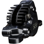 Deore XT BR-M8200 XC Disc Brake Caliper - Front or Rear, Post Mount, 2-Piston, Includes J04C-MF Finned Metal Pads, Black