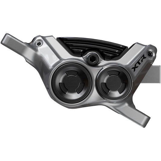 XTR BR-M9220 Enduro Disc Brake Caliper - Front or Rear, Post Mount, 4-Piston, Includes P04C-MF Finned Metal Pads