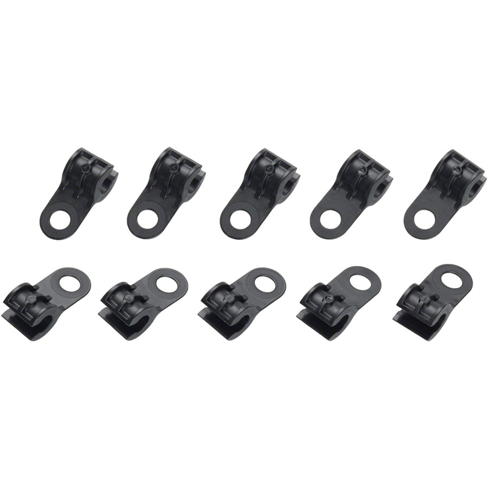 Stealth Brake Line Cable Guide Clips - Stem Integrated, 10 Pcs