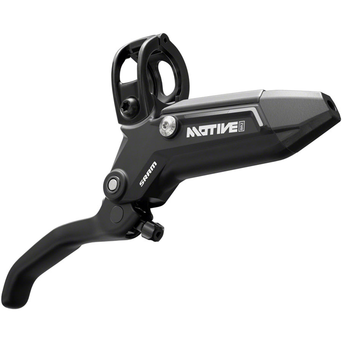 Motive Bronze 4-Piston Disc Brake And Lever - Post Mount - Aluminum Lever - A1 - Diffusion Black Anodized