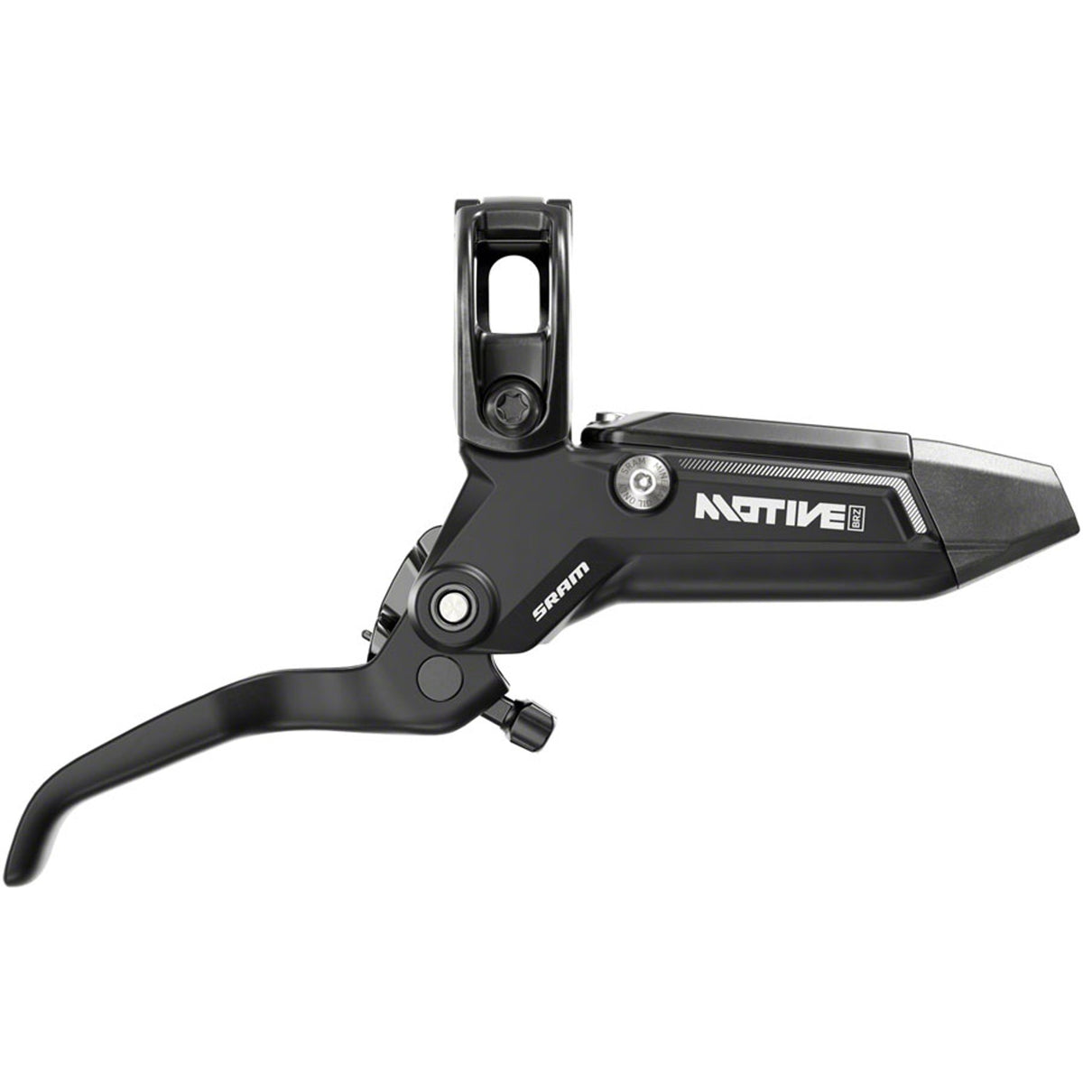Motive Bronze 4-Piston Disc Brake And Lever - Post Mount - Aluminum Lever - A1 - Diffusion Black Anodized