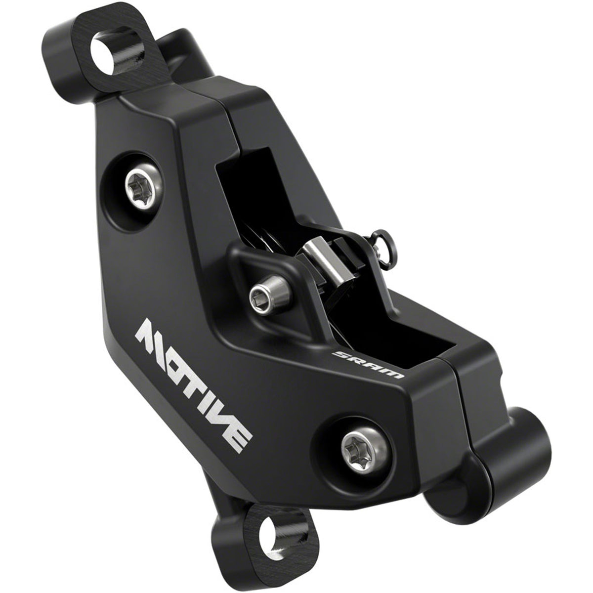 Motive Bronze 4-Piston Disc Brake And Lever - Post Mount - Aluminum Lever - A1 - Diffusion Black Anodized