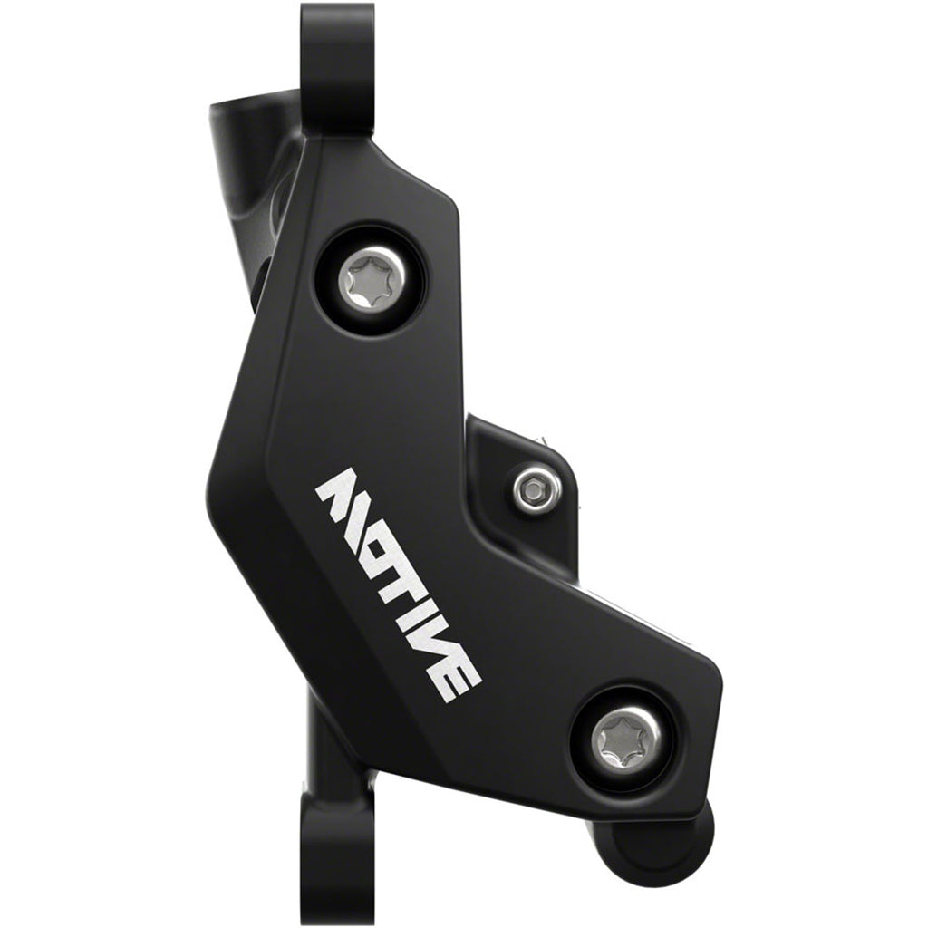 Motive Bronze 4-Piston Disc Brake And Lever - Post Mount - Aluminum Lever - A1 - Diffusion Black Anodized