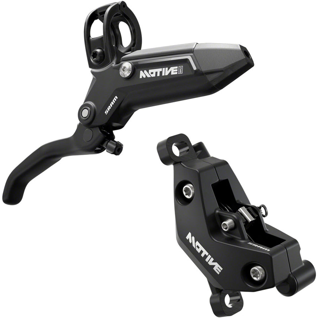 Motive Bronze 4-Piston Disc Brake And Lever - Post Mount - Aluminum Lever - A1 - Diffusion Black Anodized