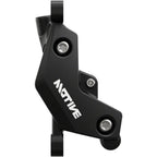 Motive Bronze 4-Piston Disc Brake And Lever - Post Mount - Aluminum Lever - A1 - Diffusion Black Anodized