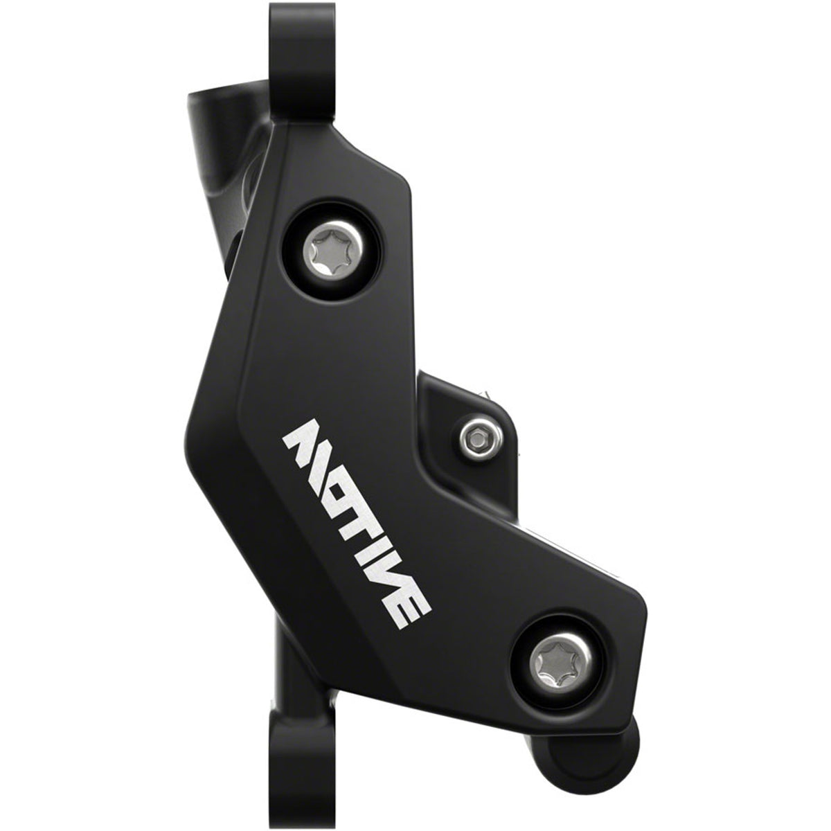 Motive Bronze 4-Piston Disc Brake And Lever - Post Mount - Aluminum Lever - A1 - Diffusion Black Anodized