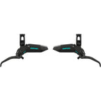 Motive Ultimate Stealth Expert Disc Brake Kit - Front/Rear Levers, Front/Rear Teal Splatter Calipers, Adapters, Rotors, Bleed Kit, A1