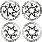 Motive Ultimate Stealth Expert Disc Brake Kit - Front/Rear Levers, Front/Rear Teal Splatter Calipers, Adapters, Rotors, Bleed Kit, A1