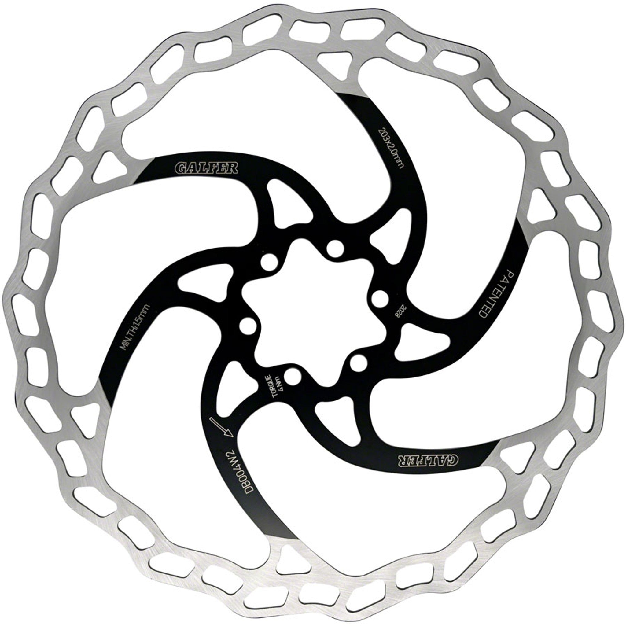MTB/E-Bike 6-Bolt Rotor