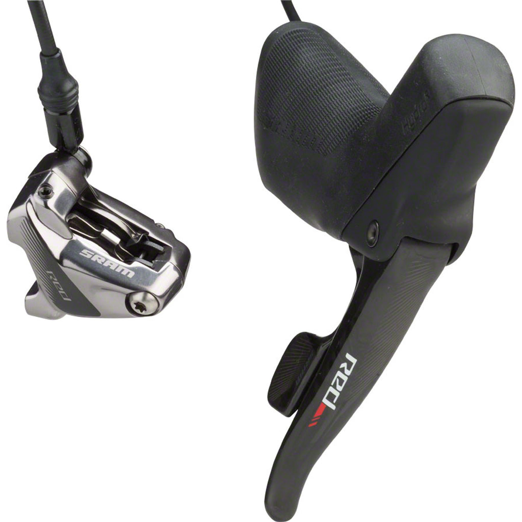 Red Hydraulic Disc Brake & Lever Set