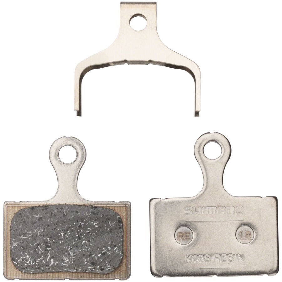 K05S-RX Disc Brake Pad and Spring - Resin Compound, Stainless Steel Back Plate, One Pair