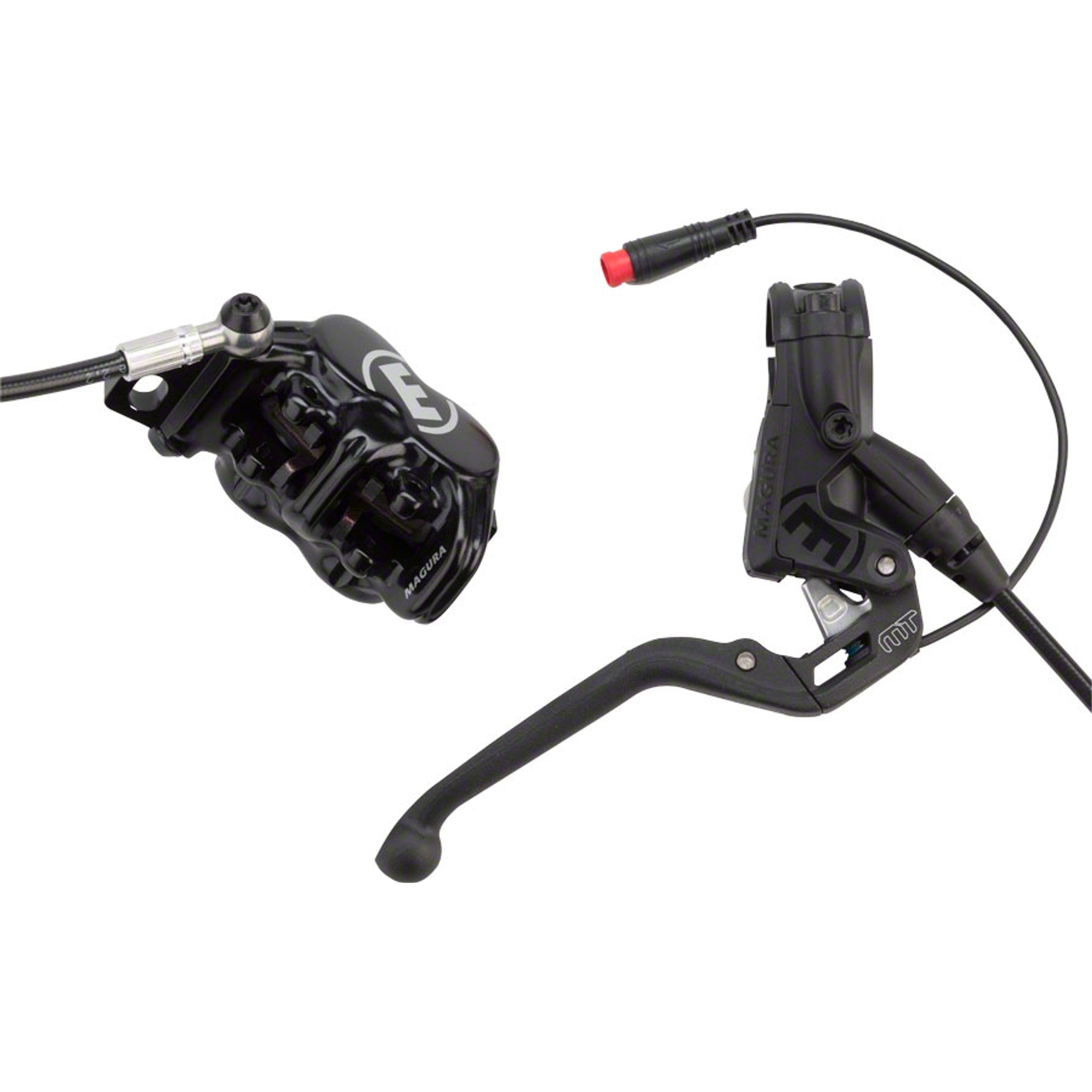 MT5e eBike Disc Brake and Lever - Front or Rear, Hydraulic, Post Mount, Black