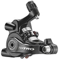 MD-C550 Dual-Piston Cable Actuated Mechanical Flat Mount Disc Caliper for Road Short-Pull Levers, Black