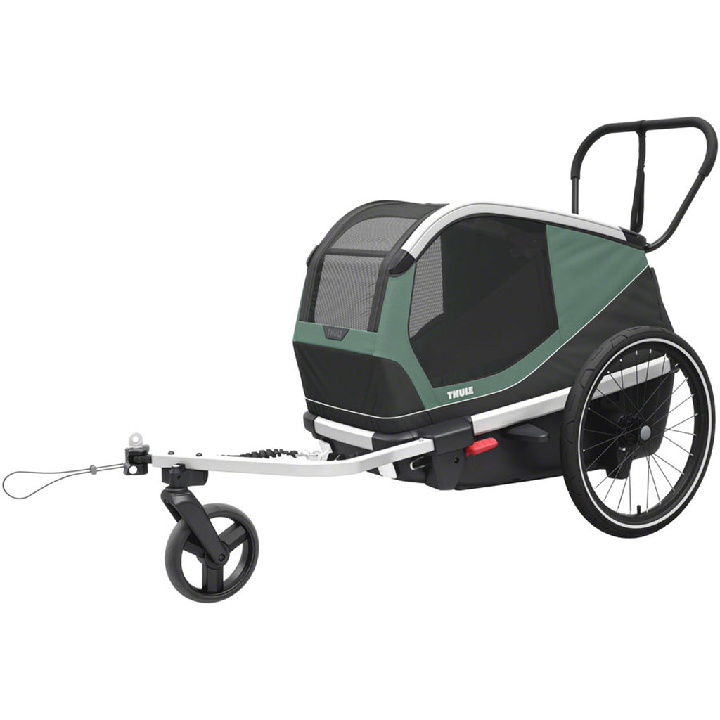 Bexey Dog Bike Trailer - Hazy Green