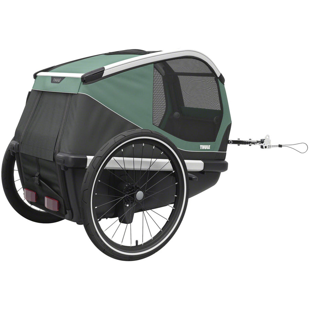 Bexey Dog Bike Trailer - Hazy Green