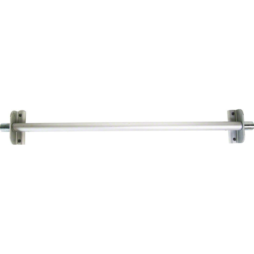 Trailer Replacement Parts - Tow Bar Assembly for Double Child Trailers with Quick Receiver - Flat Dust Cap for Push Button Wheels