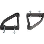 Trailer Replacement Parts - Tow Bar Assembly for Double Child Trailers with Quick Receiver - Flat Dust Cap for Push Button Wheels