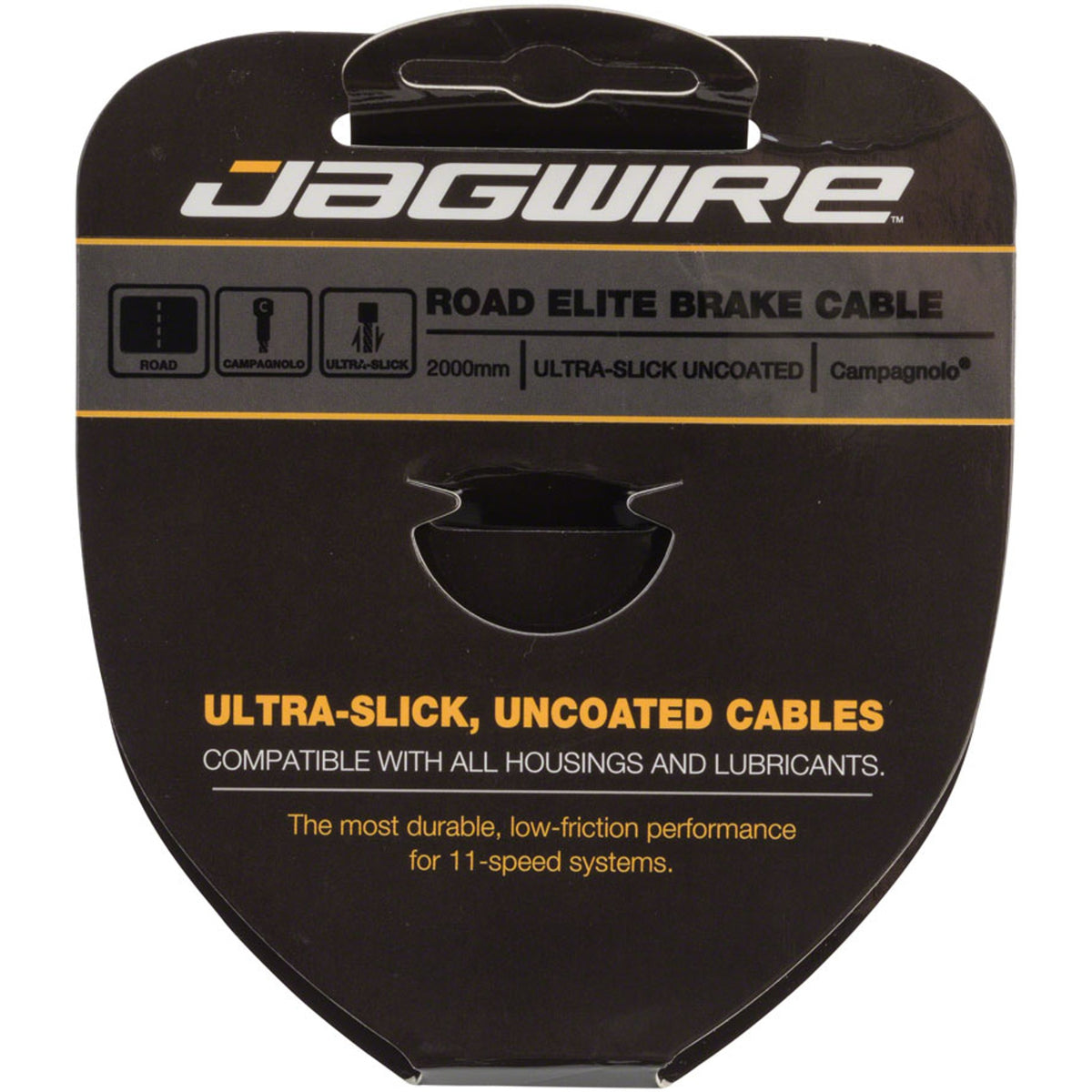 Elite Ultra-Slick Brake Cable - Silver