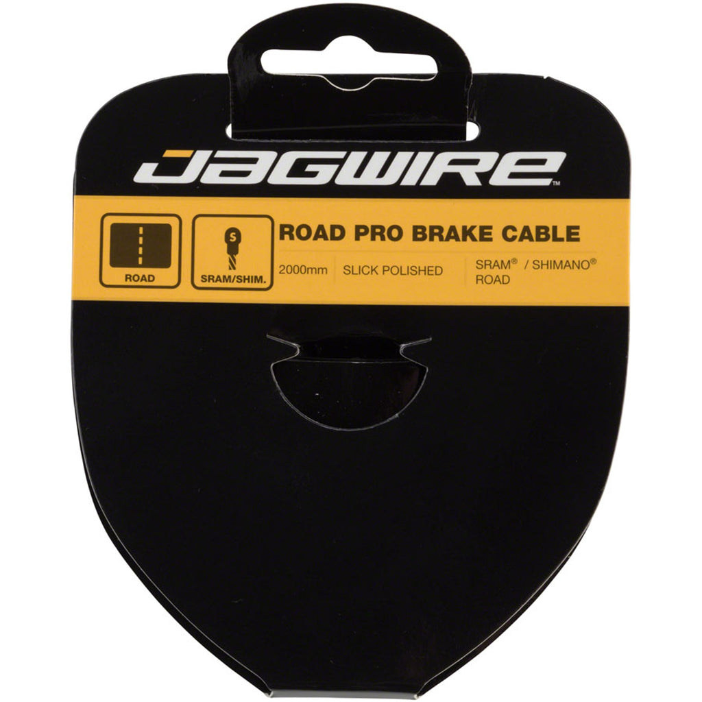 Pro Polished Brake Cable - Silver