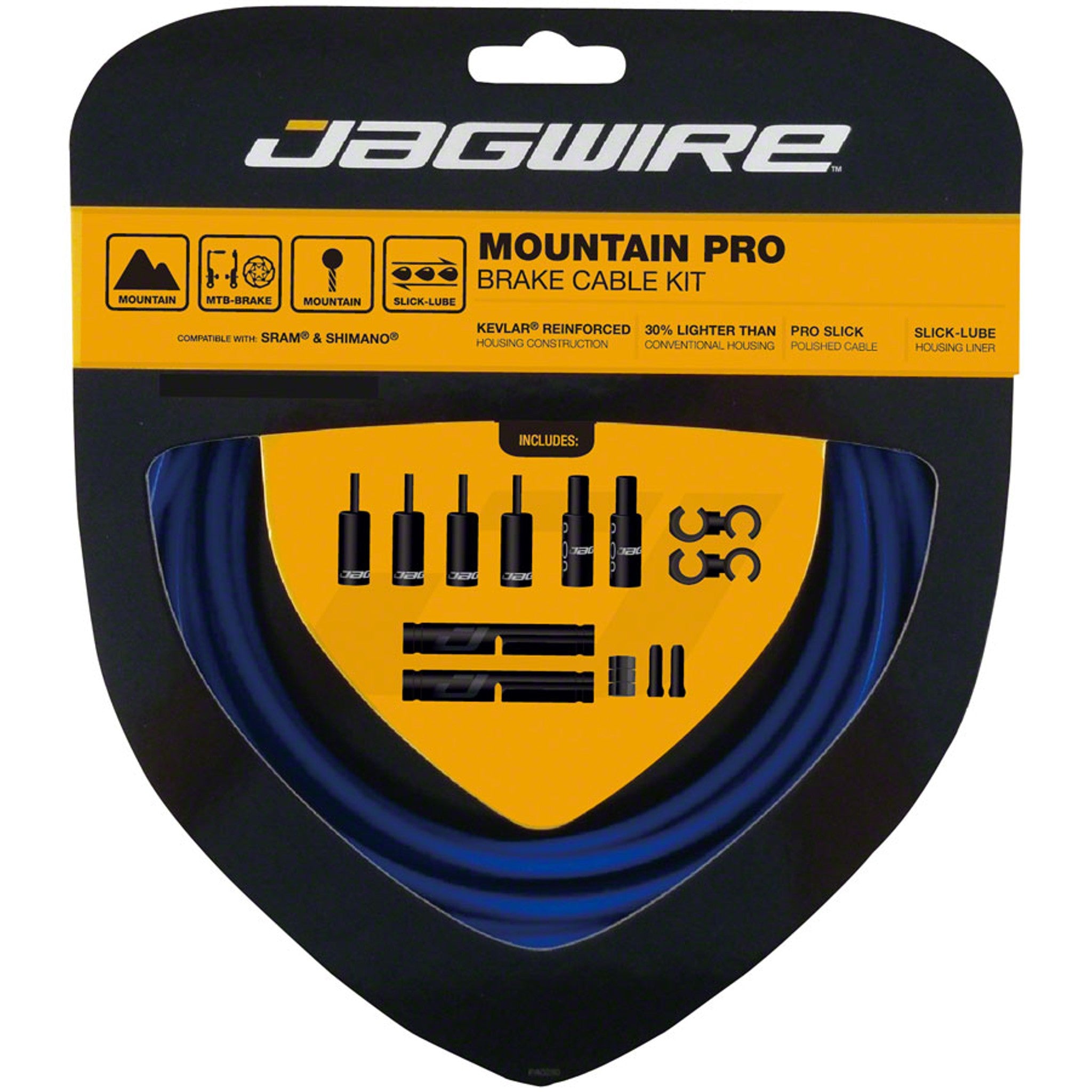 Pro Polished Mountain Brake Kit