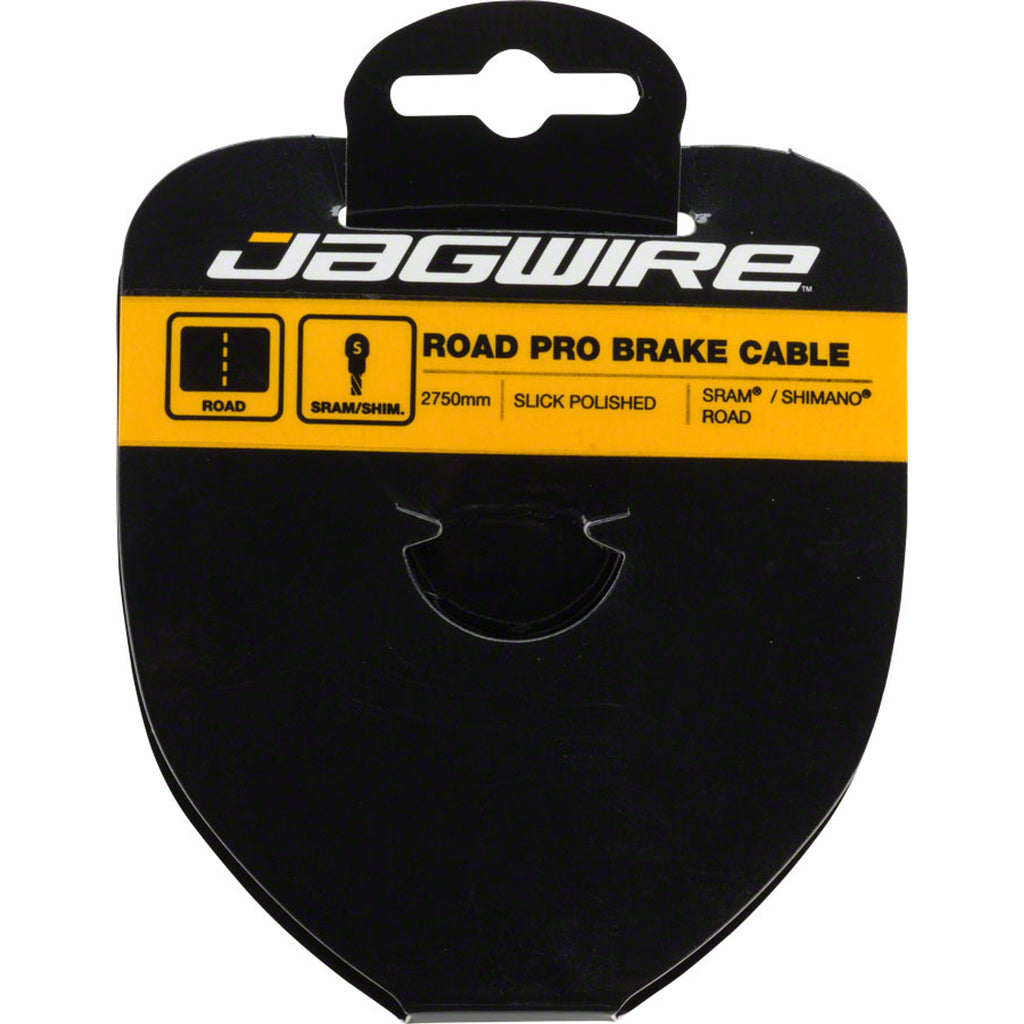 Pro Polished Brake Cable - Silver