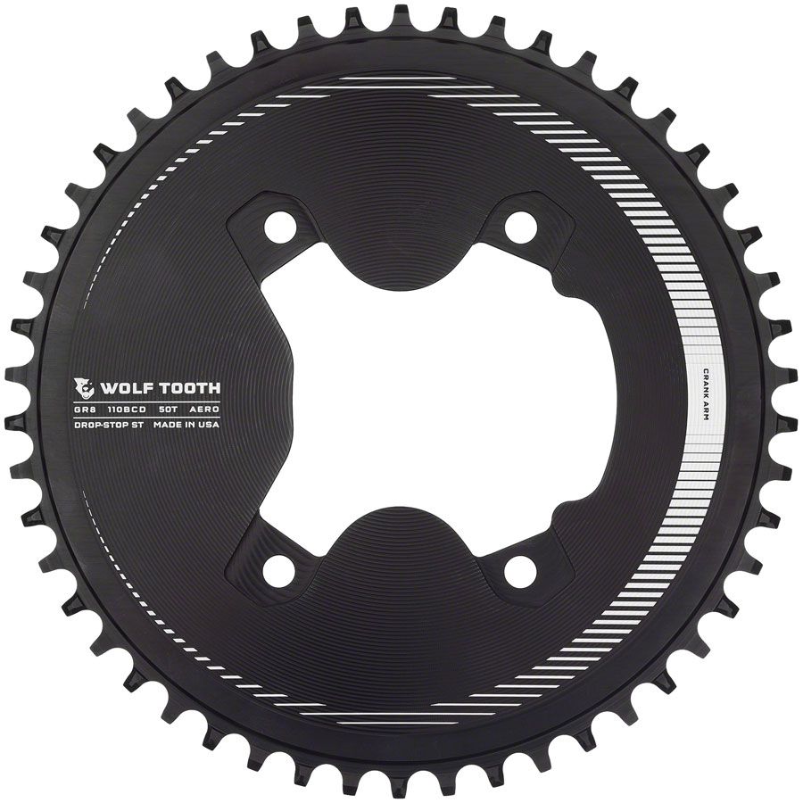 110 Asymmetrical BCD Aero Chainrings for 12-Speed Shimano GRX 800 Series