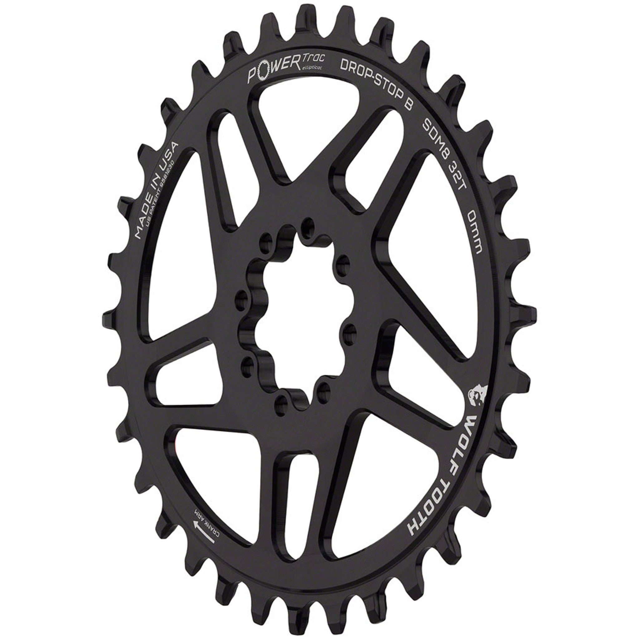 SRAM Elliptical 8-Bolt Direct Mount Chainrings - Elliptical Direct Mount Chainring - Elliptical Direct Mount Chainring