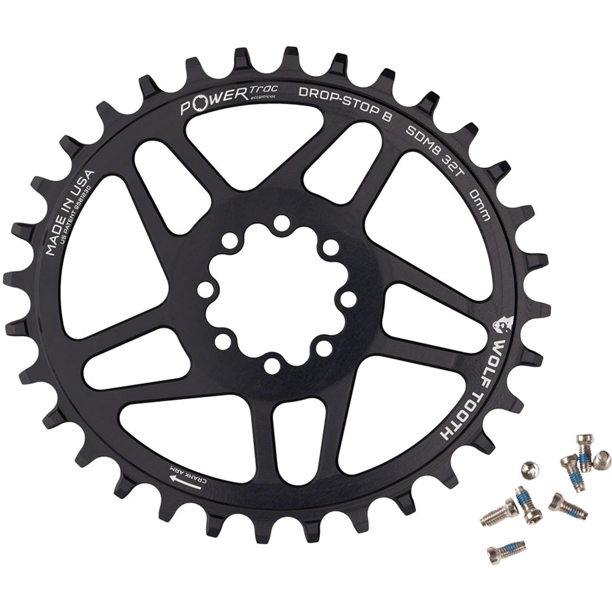 SRAM Elliptical 8-Bolt Direct Mount Chainrings - Elliptical Direct Mount Chainring - Elliptical Direct Mount Chainring