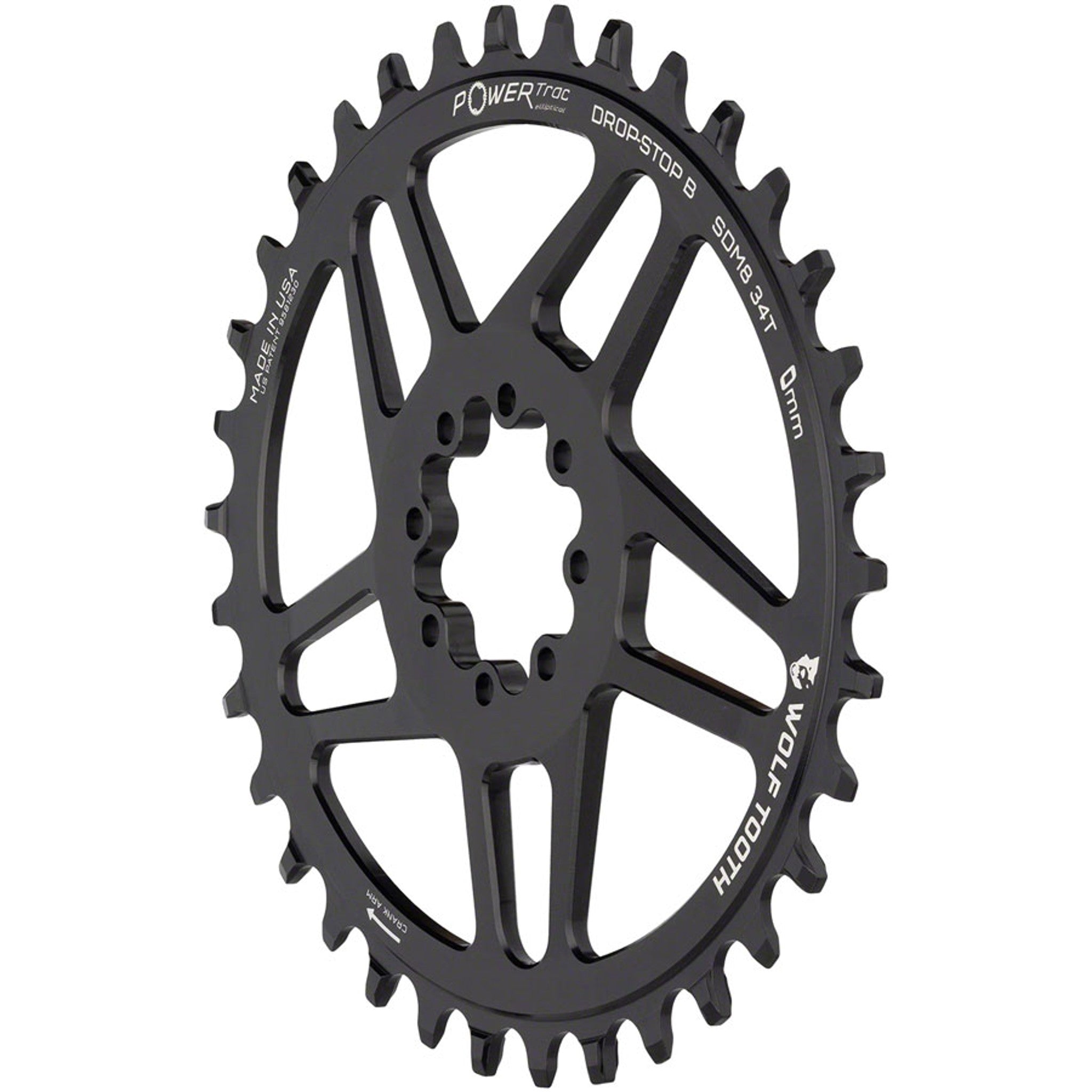 SRAM Elliptical 8-Bolt Direct Mount Chainrings - Elliptical Direct Mount Chainring - Elliptical Direct Mount Chainring