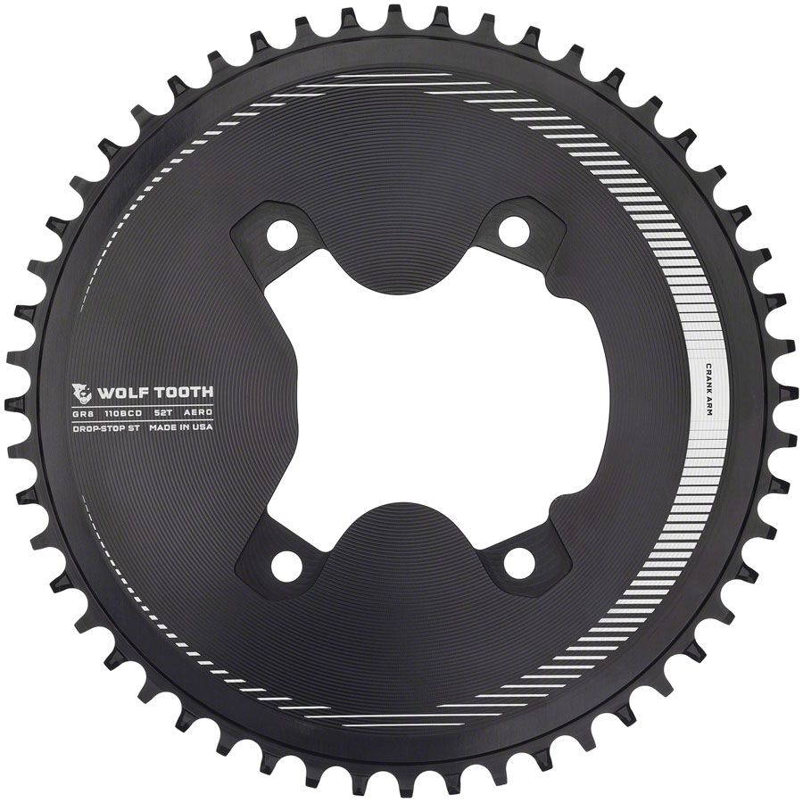 110 Asymmetrical BCD Aero Chainrings for 12-Speed Shimano GRX 800 Series