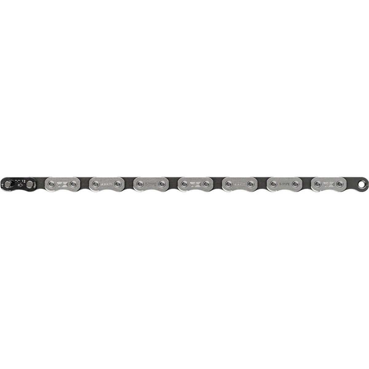 Eagle 70 T-Type Flattop Chain - 12-Speed, 126 Links, Solid Pin, Includes Powerlock Connector, Silver/Black